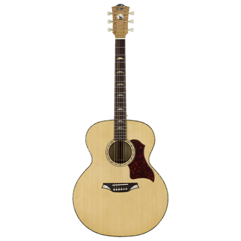 Guitarra Electroacustica Bromo Jumbo Con Funda Y Soporte Ban7e